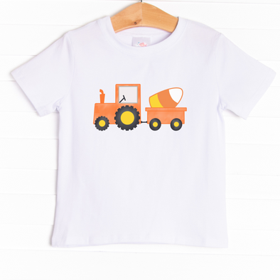 Candy Corn Tractor Graphic Tee