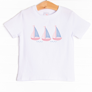 Sailing Seas Girl Graphic Tee