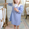 Hazel Bib Dress, Blue