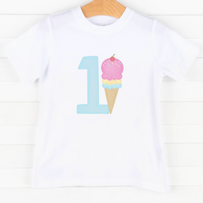 1st Birthday Treat, Girl Graphic Tee