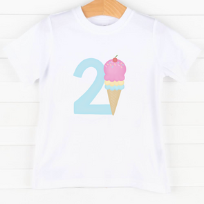 2nd Birthday Treat, Girl Graphic Tee