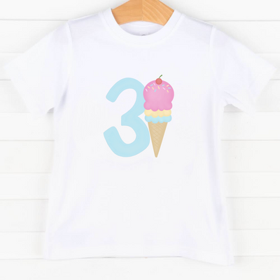 3rd Birthday Treat, Girl Graphic Tee
