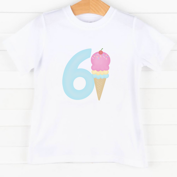 6th Birthday Treat, Girl Graphic Tee