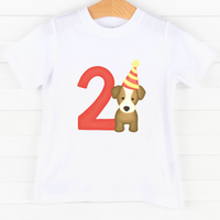 Party Pup 2nd Birthday, Boys Graphic Tee