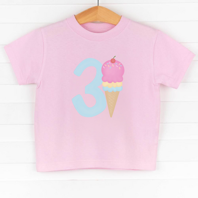 3rd Birthday Treat, Girl Graphic Tee