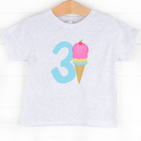 3rd Birthday Treat, Girl Graphic Tee