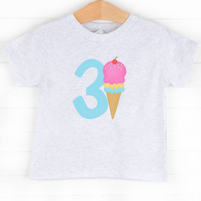 3rd Birthday Treat, Girl Graphic Tee