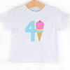 4th Birthday Treat, Girl Graphic Tee