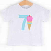 7th Birthday Treat, Girl Graphic Tee