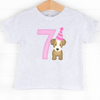 Party Pup 7th Birthday, Girls Graphic Tee