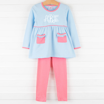 Josie Dress Set, Blue Raspberry