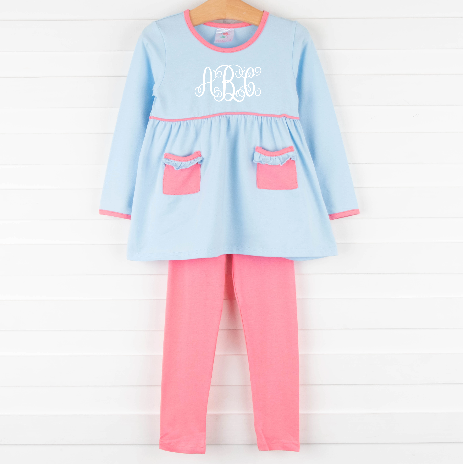 Josie Dress Set, Blue Raspberry