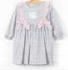 French Country Florals Dress, Pink
