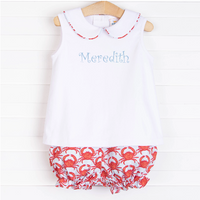 Crabby Cutie Bloomer Set, Red