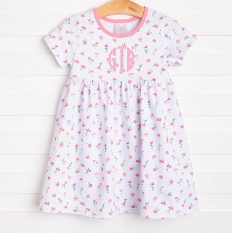 Everything's Coming Up Roses Dress, Pink