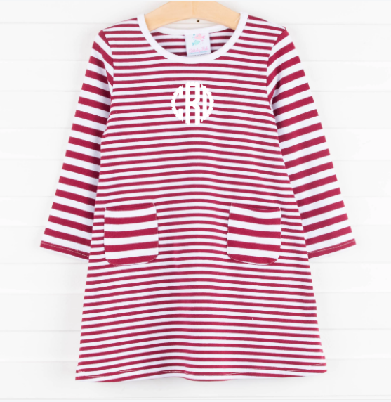 Claire Dress, Red