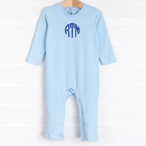 Peyton Romper, Blue