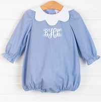 Hazel Bib Bubble, Blue