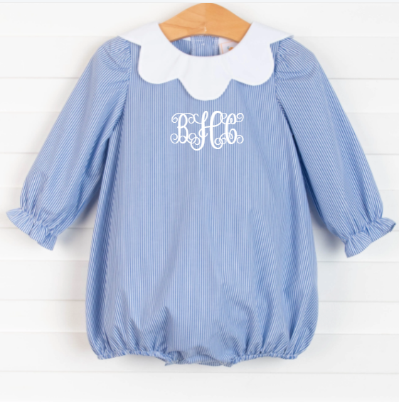 Hazel Bib Bubble, Blue