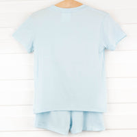 Briggs Bamboo Pajama Short Set, Blue