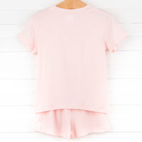 Selene Bamboo Pajama Short Set, Pink