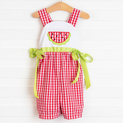 Watermelon Summer Romper, Red