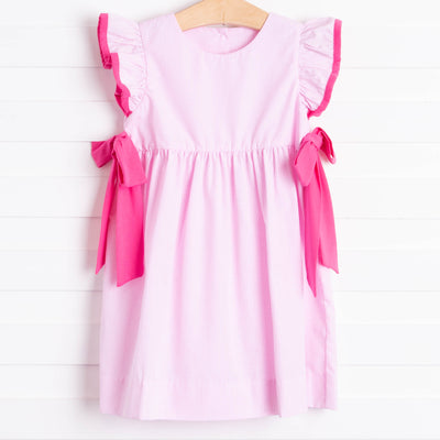 Pretty As a Bow Side Tie Dress, Pink