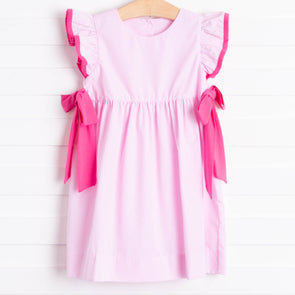 Pretty As a Bow Side Tie Dress, Pink