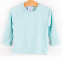 Sea Foam Long Sleeve Rash Guard, Green