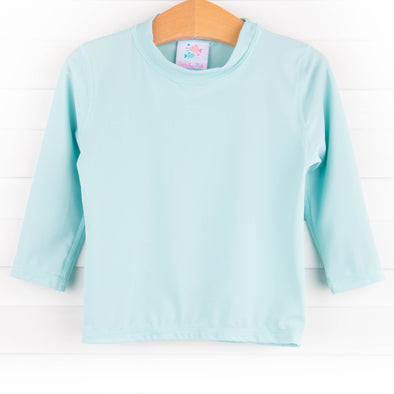 Sea Foam Long Sleeve Rash Guard, Green