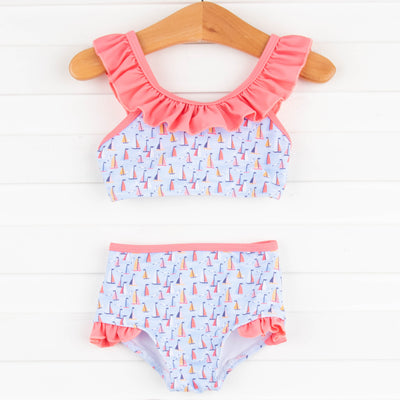 Sea Breeze and Sails Bikini, Blue