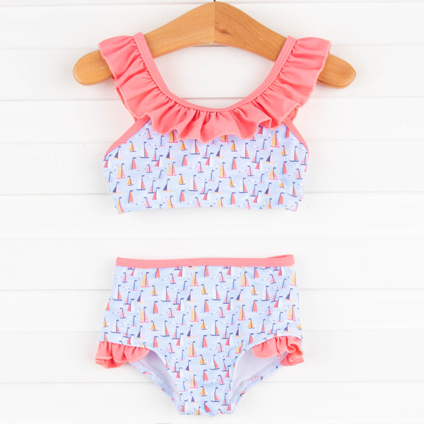 Sea Breeze and Sails Bikini, Blue