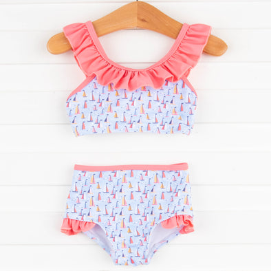 Sea Breeze and Sails Bikini, Blue