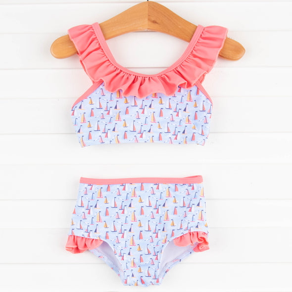 Sea Breeze and Sails Bikini, Blue