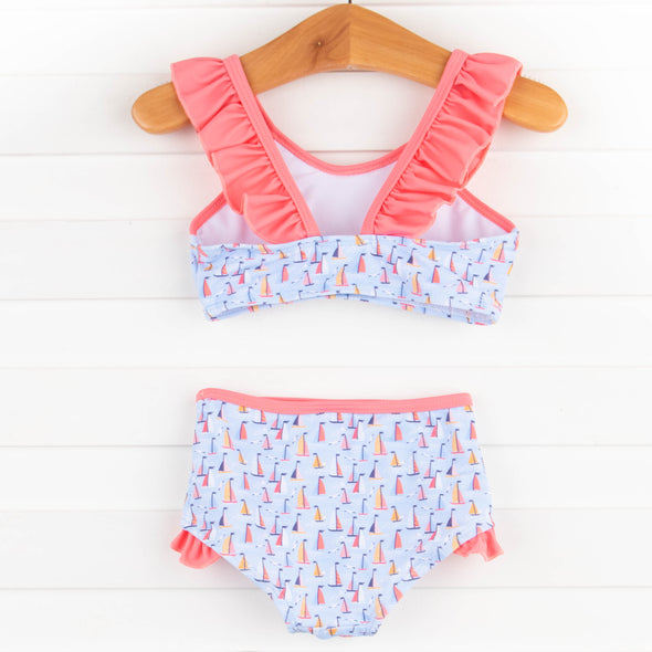 Sea Breeze and Sails Bikini, Blue
