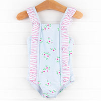 Petal Perfection One Piece, Blue