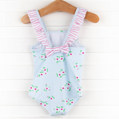 Petal Perfection One Piece, Blue