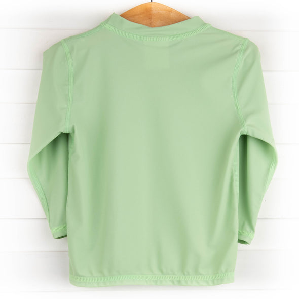 Sage Seas Long Sleeve Rash Guard, Green