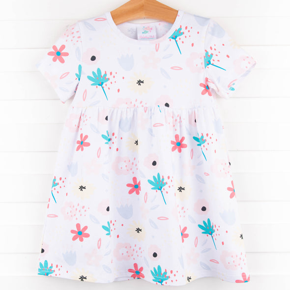 Sweet Fields Dress, Blue