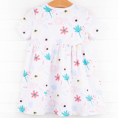 Sweet Fields Dress, Blue