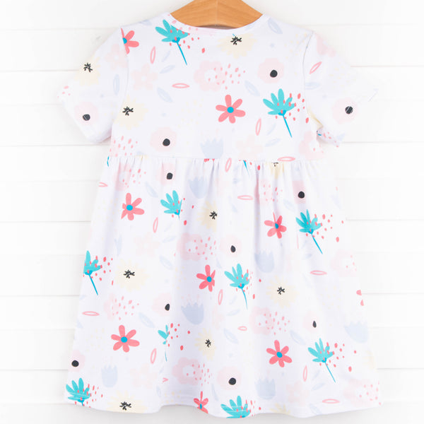 Sweet Fields Dress, Blue