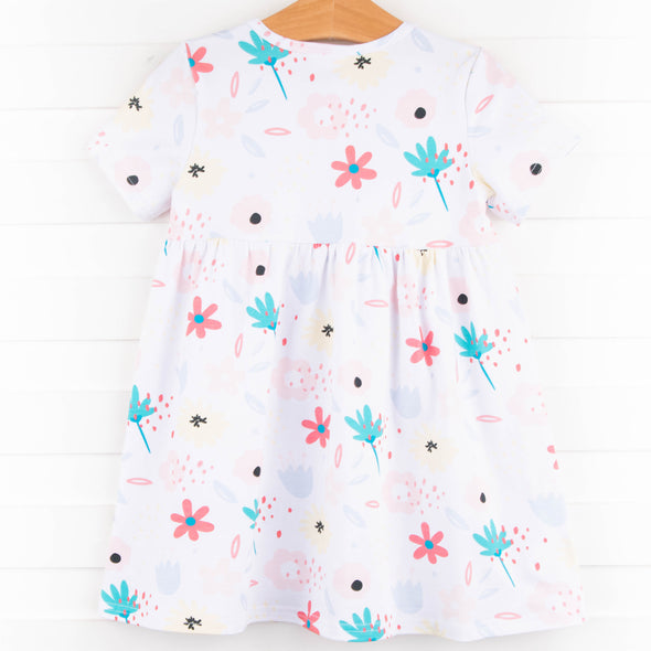 Sweet Fields Dress, Blue