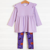 Toil & Trouble Legging Set, Lavender