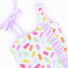 Poolside Popsicles One Piece, Blue