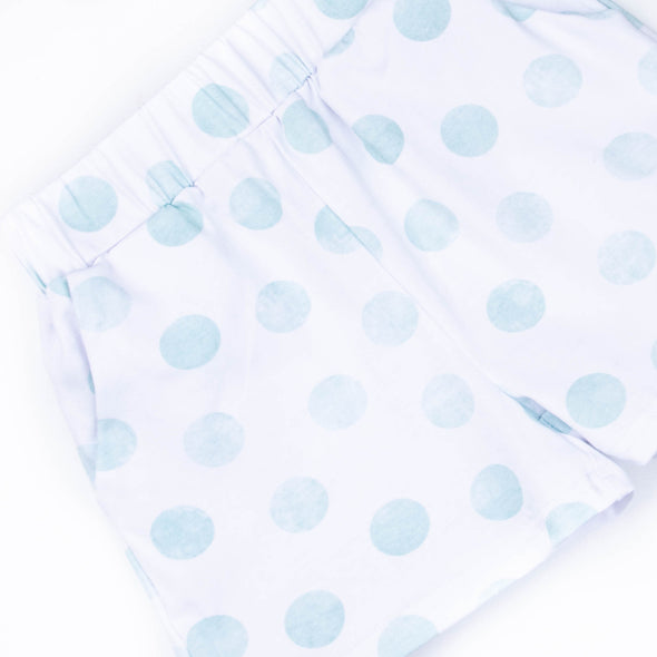 Precious Polka Dot Short Set, Green