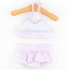 Rose Stripe Bikini, Pink