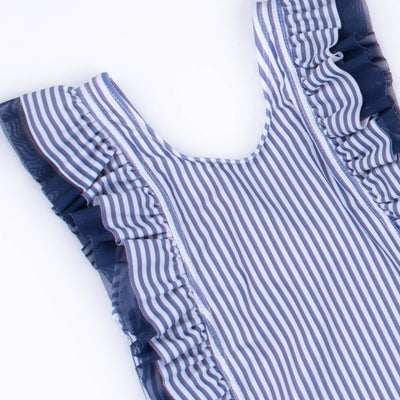 Nautical Navy Stripes One Piece, Navy