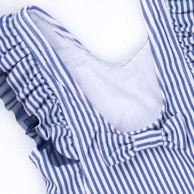 Nautical Navy Stripes One Piece, Navy