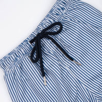 Nautical Navy Stripes Swim Trunks, Navy
