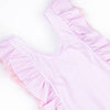 Rose Stripe One Piece, PInk